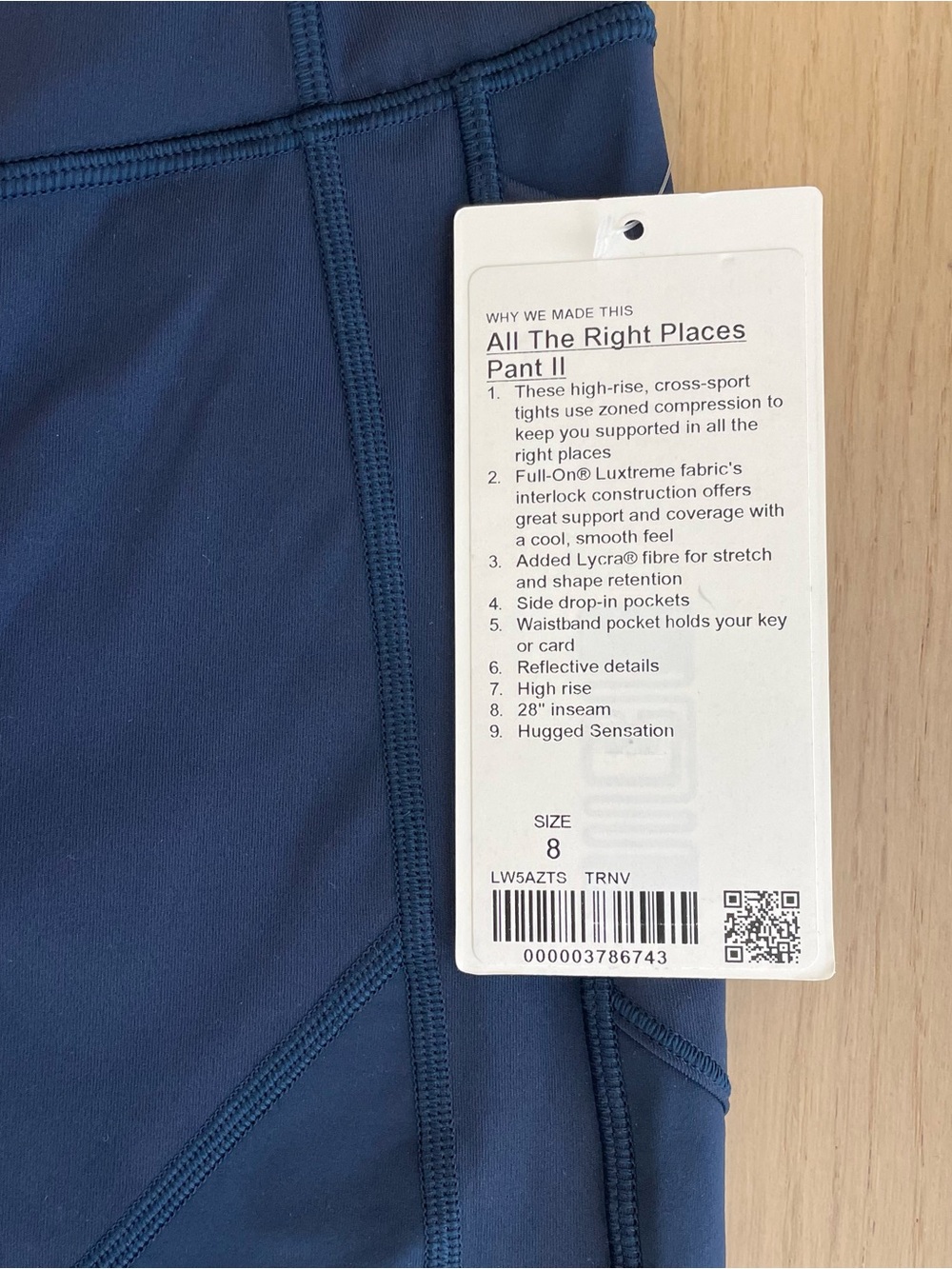 *NWT* Lululemon - All The Right Places II Legging - Size 8 - Picture 3 of 11